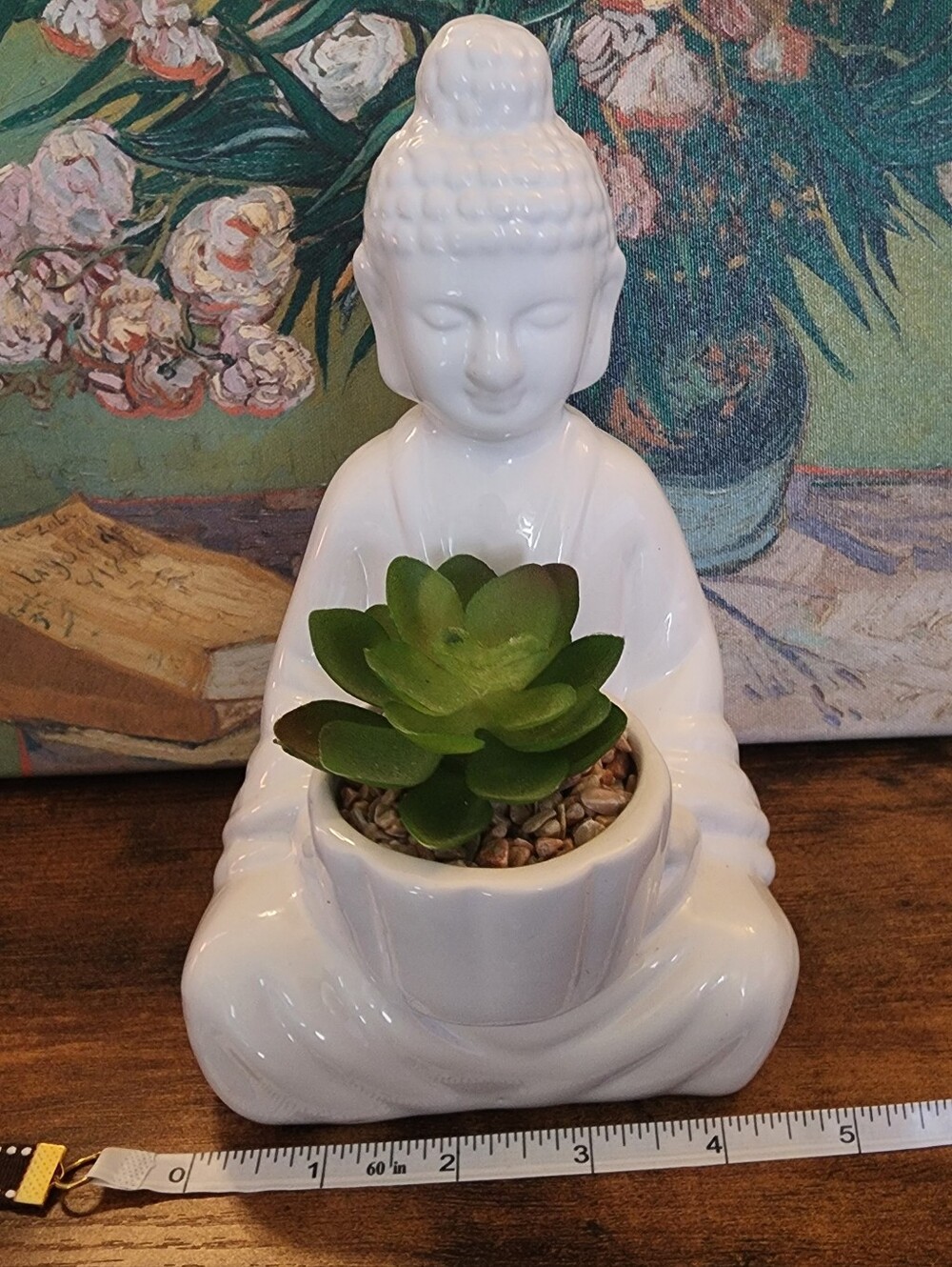 Mainstays Ceramic Buddha Planter